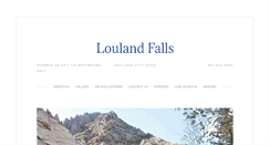 Desktop Screenshot of loulandfalls.com